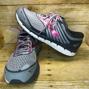 Brooks Ariel 18 Women's Running Shoes Size 11 2E (Extra Wide) Gray Pink